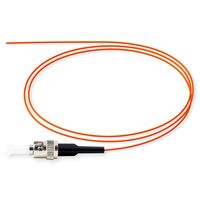 1M ST/UPC 50/125 OM2 Multimode Fiber Optic pigtail